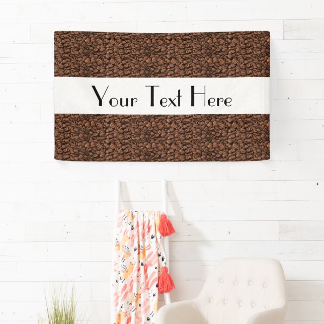 Banderoles Café, Café, Café Arabique, Café Noir (En situation)