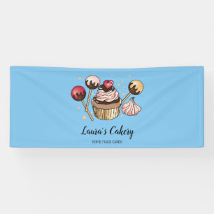 Banderoles Cakes & Sweets Cupcake Accueil Boulangerie Pâtisse