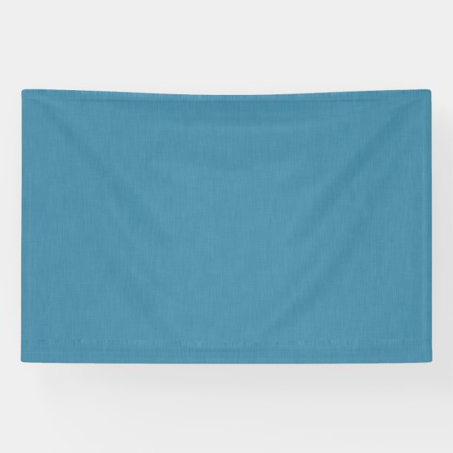 Banderoles Calme et simple Fond texturé en lin bleu  (Horizontal)