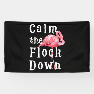Banderoles Calme La Fille Flamant rose En Flocon Flamant ros