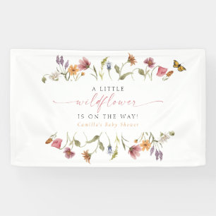 Banderoles CAMILLA Petit Fleur sauvage En Route Baby shower