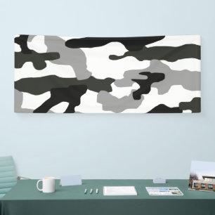 Banderoles Camouflage gris urbain no 15 imprimé