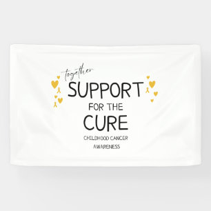 Banderoles cancer de l'enfance ensemble soutien Banner Sign