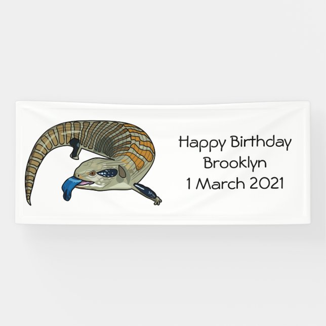 Banderoles Caricature en bleu (Horizontal)