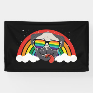 Banderoles Carlin arc-en-ciel mou