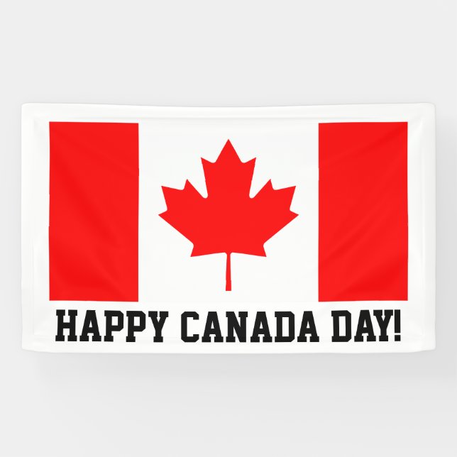 Banderoles Célébration canadienne de partie de drapeau de (Horizontal)