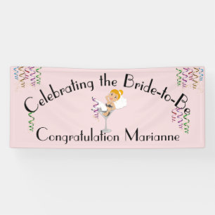 Banderoles Célébration de la mariée au gingembre pour être do