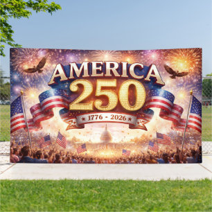 Banderoles Célébration du 250e anniversaire de l'Amérique – P