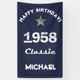 Banderoles Célébration du 60e anniversaire de 1958