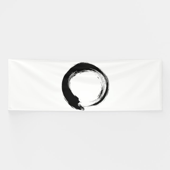 Banderoles Cercle Zen Enso (Horizontal)