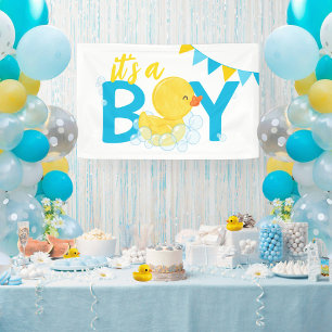 Banderoles C'est un Baby shower de canard en caoutchouc d'aqu