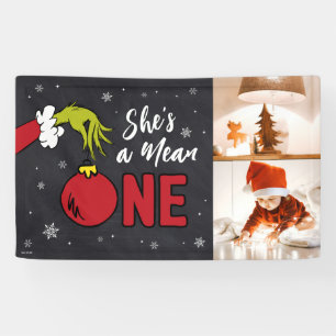 Banderoles C'est une méchante Anniversaire Grinch tableau n