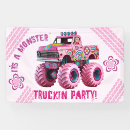Banderoles C'est une photo personnalisée du Monster Truckin'