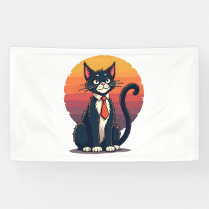 Banderoles Ch Ch Ch Ch Meow Meow Costume Halloween effrayant 