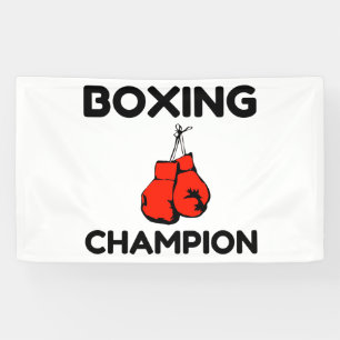 BANDEROLES CHAMPION DE BOXING