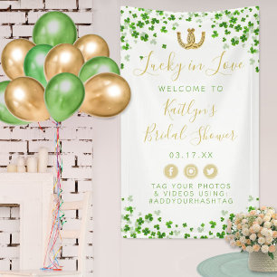 Banderoles Chanceux en amour Mariage Saint-Patrick