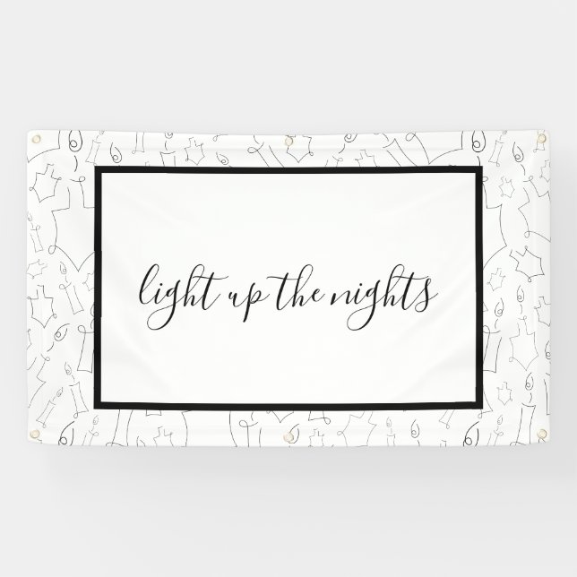 Banderoles Chanoukah (Horizontal)