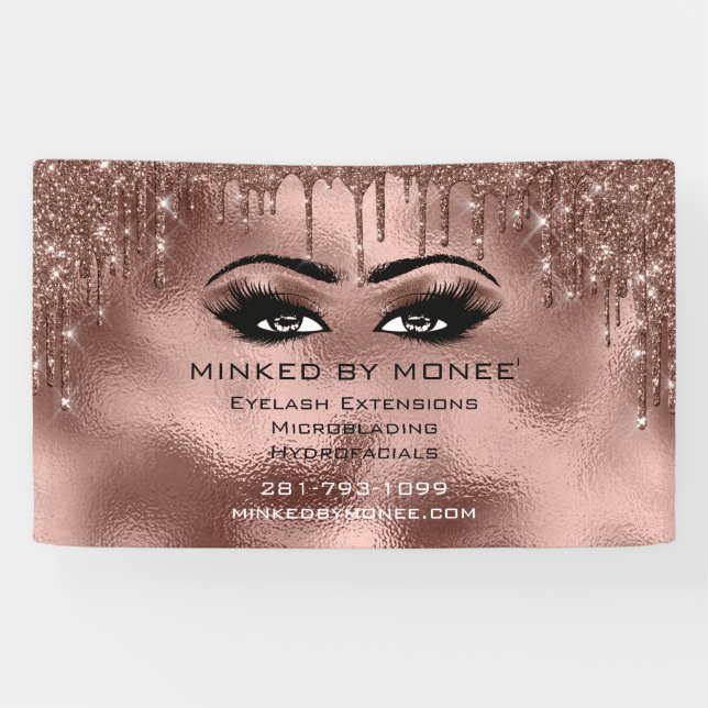 Banderoles Chantelle Eyelash Brows maquillage Déchets d'artis (Horizontal)