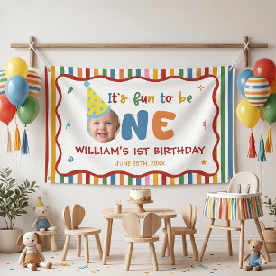 Banderoles Chapeau amusant pour fête d'anniversaire d'un an