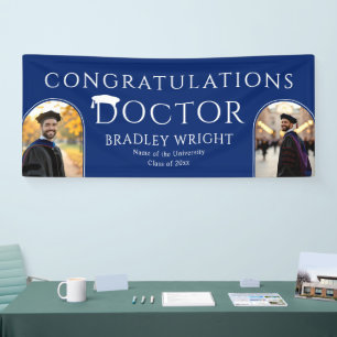 Banderoles Chapeau doctoral personnalisé de doctorat pour la