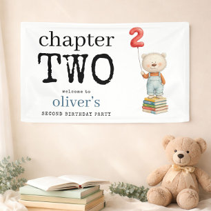 Banderoles Chapitre deux Livres d'ours en peluche Bienvenue 2