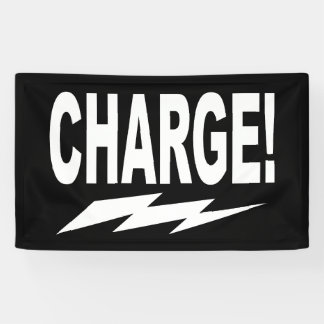 Banderoles  Charge ! Motivation de la foudre