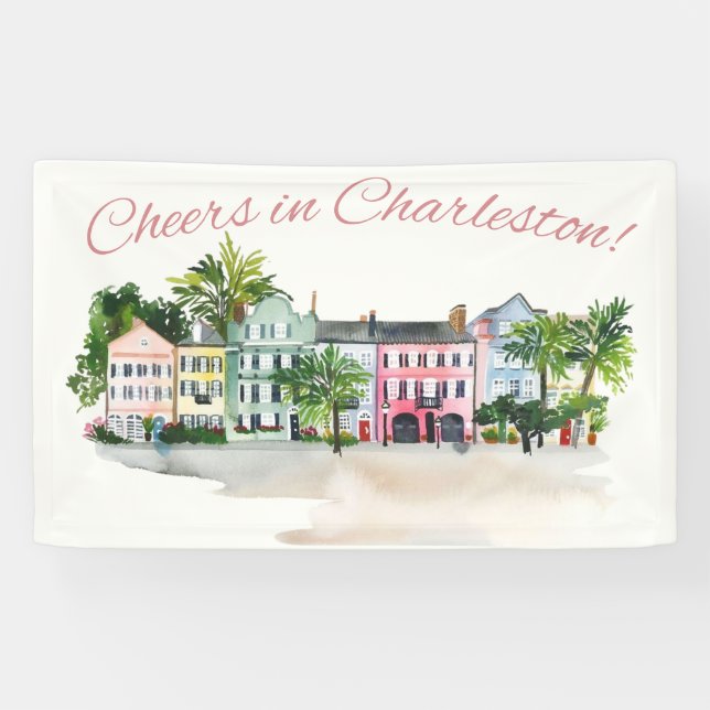 Banderoles Charleston South Carolina (Horizontal)