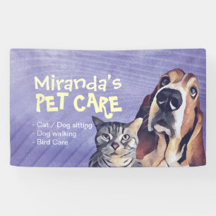 Banderoles Chat & Chien Entretien pour animaux de compagnie G