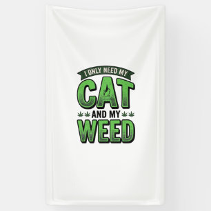 Banderoles Chat et herbe engravure vintage design de t-shirt_