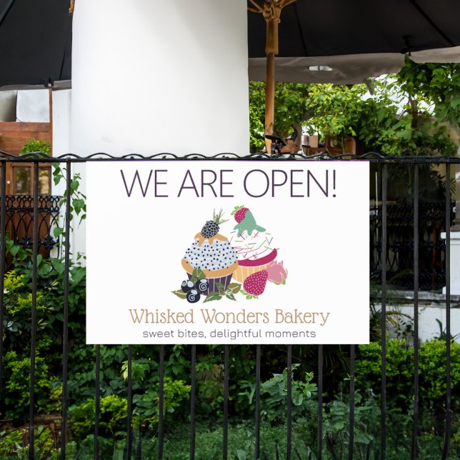 Banderoles Chef boulangerie Cupcake (Cupcake Bakery Chef Banner)