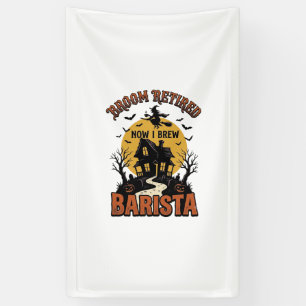 Banderoles Chemise de barista Halloween Sorcière drôle Pun ca