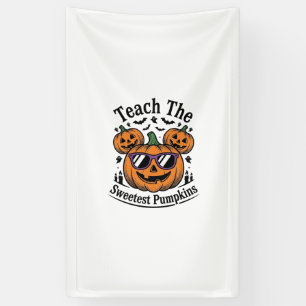 Banderoles Chemise de citrouille de professeur Mignon Hallowe