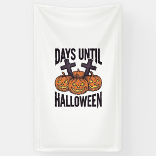 Banderoles Chemise de compte à rebours d'Halloween Dessin de