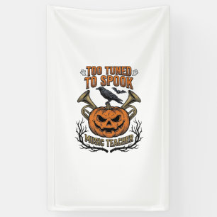 Banderoles Chemise de gravure de citrouille Halloween profess