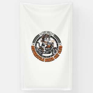 Banderoles Chemise de l'amant de chat de motard - Motocy