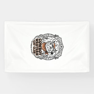 Banderoles Chemise de l'amant de chat occidental Cowboy - Nou