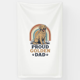 Banderoles Chemise de papa Golden Retriever Cadeau de père de