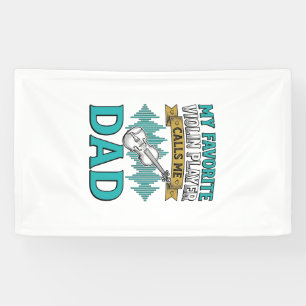 Banderoles Chemise de papa violoniste Le joueur de violon fav