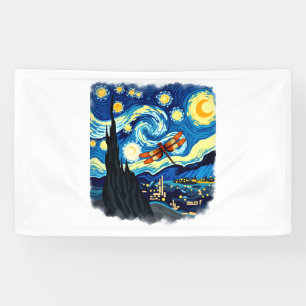 Banderoles Chemise Dragonfly artistique Van Gogh Starry Night