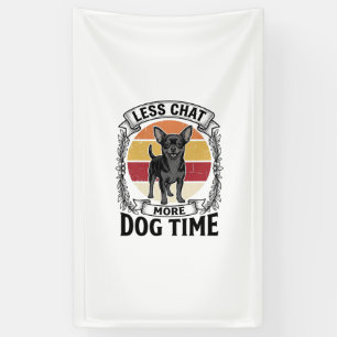 Banderoles Chemise drôle pour amateur de chien Gravure vintag