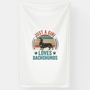 Banderoles Chemise pour amateur de teckel Graphique de chien