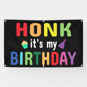 Banderoles Chéri, c'est mon anniversaire