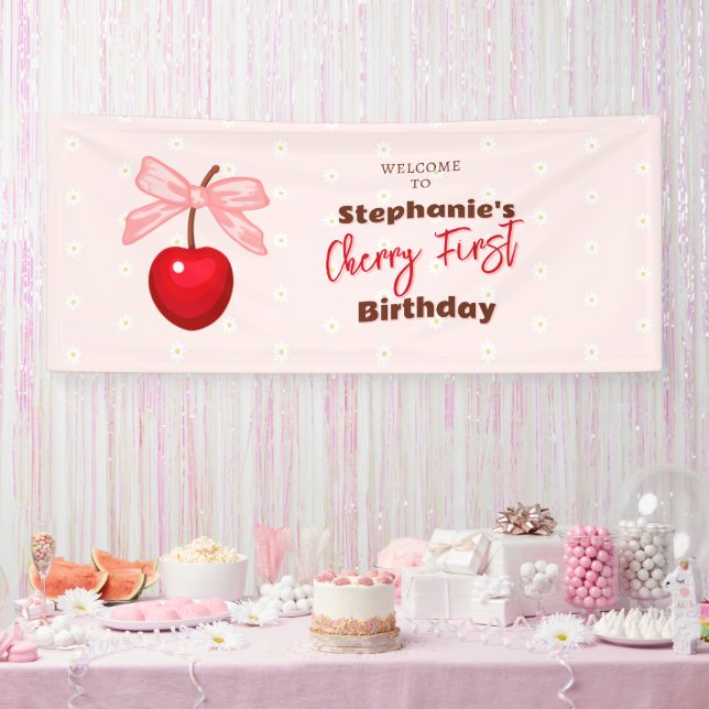 Banderoles Cherry Sweet Anniversaire (Fête)