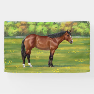 Banderoles Cheval Brown Bay Quarter