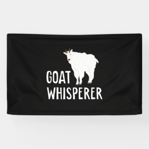 Banderoles Chèvre Whisperer Funny Chèvre ferme T-shirt animal