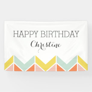 Banderoles Chevron joyeux