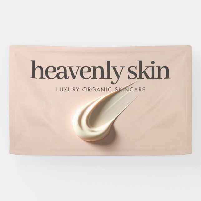 Banderoles Chic Beauté Soins de la peau Spa Boutique rose (Horizontal)