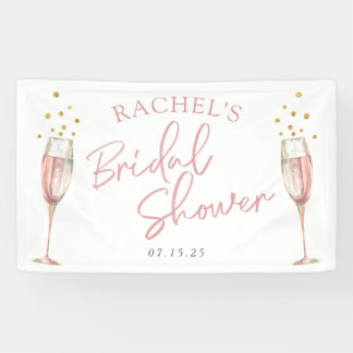 Banderoles Chic Moderne calligraphie mimosa signe d'accueil