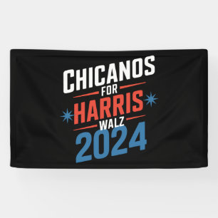 Banderoles Chicanos pour Harris Walz 2024 Présidentielle
