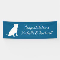 Chien Baby shower Pit Pitbull Blue Boy